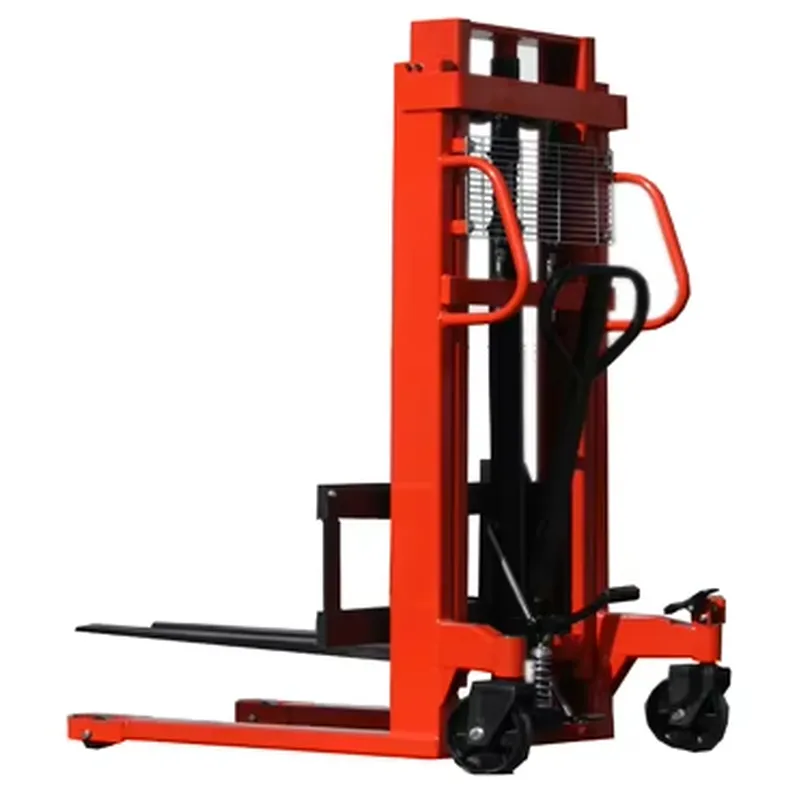 Heavy Equipment Logistics - 手動フォークリフトスタッカー 貨物運搬機器 ハンドパレットトラック 倉庫物流ツール 重量物運搬機
