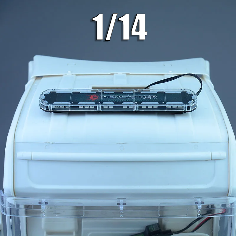 Heavy Equipment Volvo - RC LED 1:14スケール RCトラック 赤と青のフラッシュライト マルチモード照明