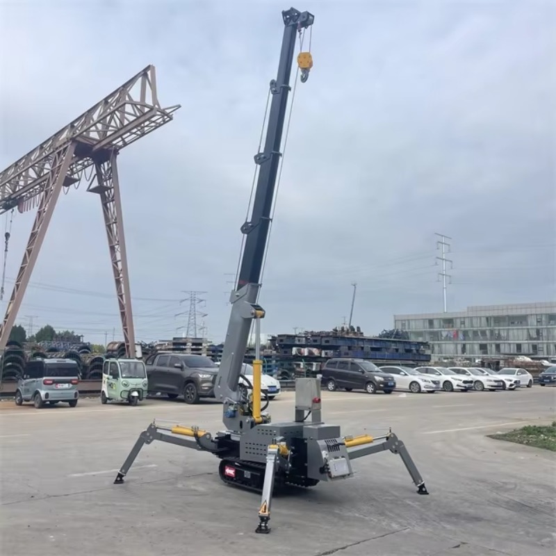 Heavy Equipment Lifting - 小型ミニスパイダークレーン油圧電動リモコン式ヘビーデューティーリフティングクレーン機器