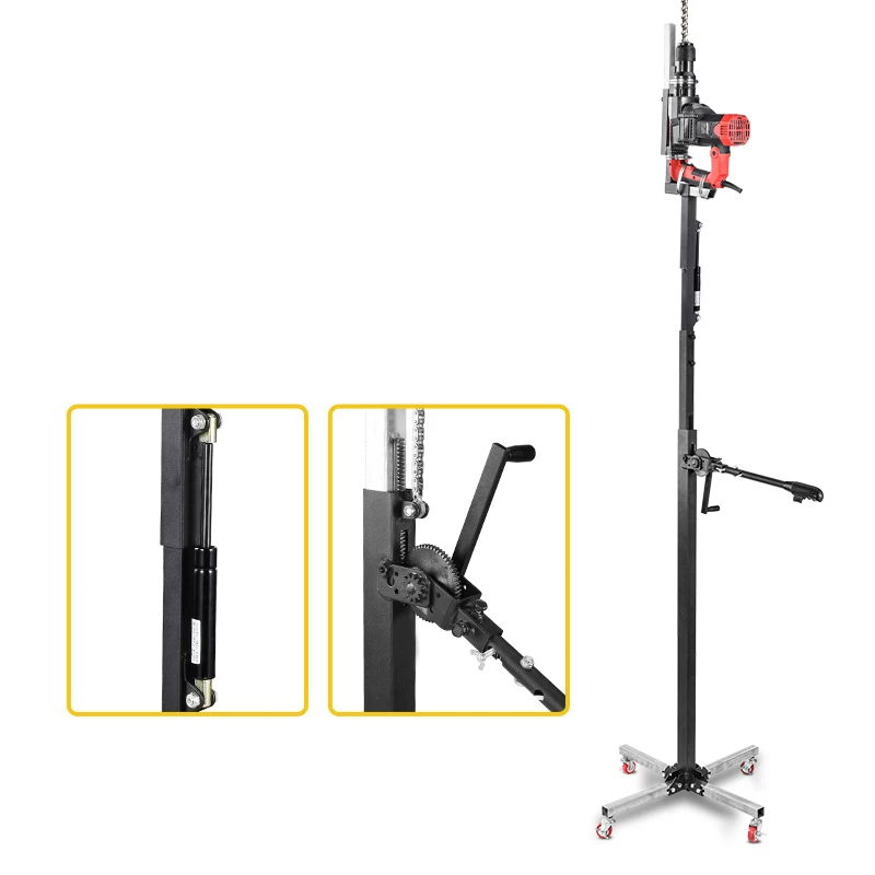 Hydraulic Floor Jack - 電動ハンマーリフトスタンド油圧伸縮式強化ブラケット天井穴あけサポートロッドインパクトドリル、アンカーロッドドリル