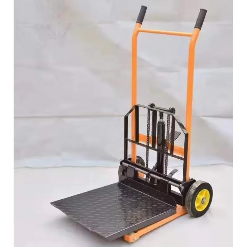 Heavy Equipment Logistics - 200kg手動油圧スタッカーフォークリフト、倉庫物流用ヘビーデューティーハンドパレットトラック昇降装置