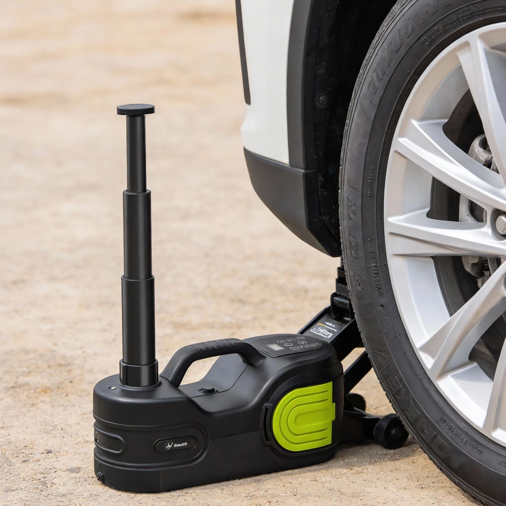 Hydraulic Floor Jack - 油圧式カージャッキ 12V 5T デジタルデュアルポンプ、電動レンチセット、フロア油圧ジャッキ、SUV車のタイヤ交換と修理