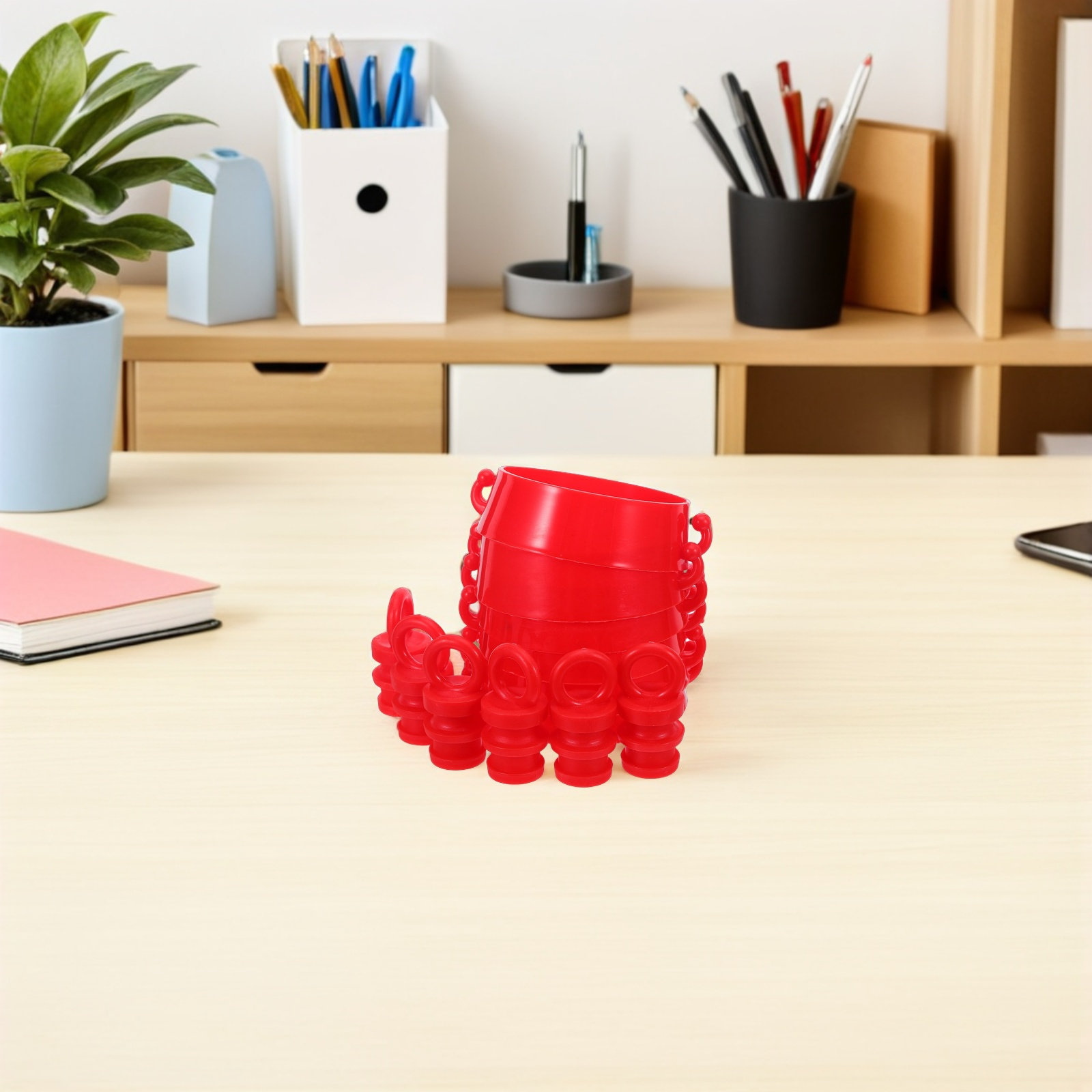 Road Traffic Cone - 1セットのプラスチック製コーンチェーンコネクターキット。建設作業員用の頑丈な交通コーン、道路標識、駐車場用バリケードとして使用可能。