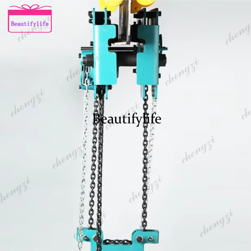 Heavy Equipment Lifting - a55 低頭高二重チェーンハンドホイスト手動チェーンリフティングホイストヘビーデューティ工業用クレーンリフティングハンドリング機器ツール