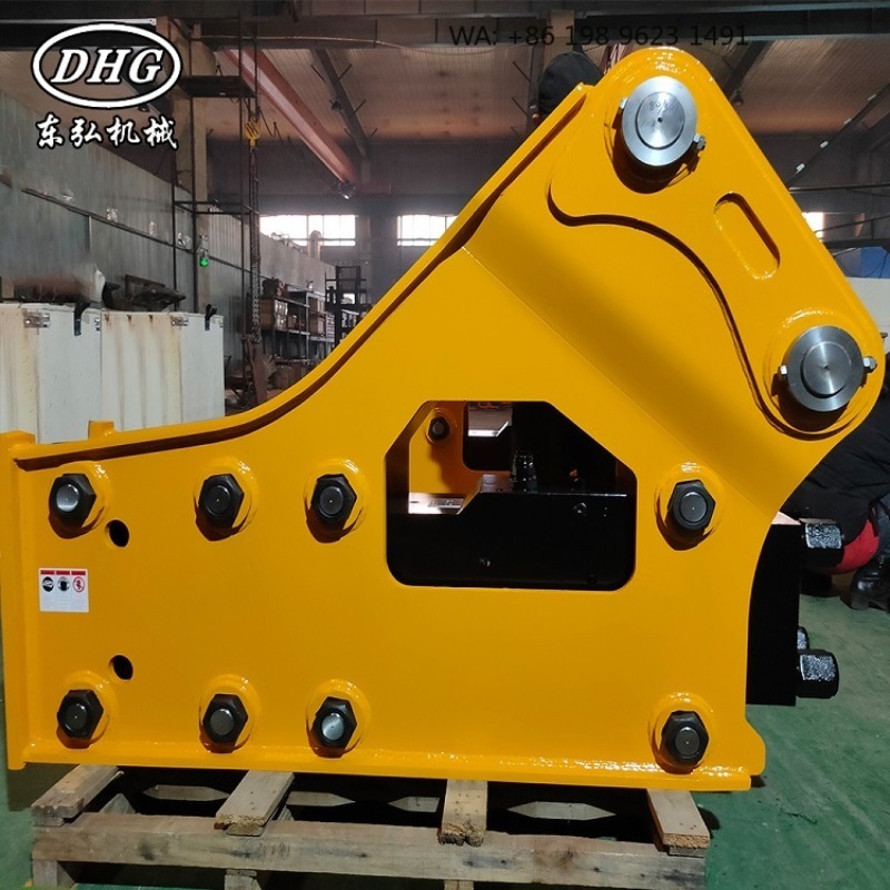 三角形サイド油圧式ロックブレーカー 耐久性のある石材破壊部品 - Mini Excavator のレビューと価格