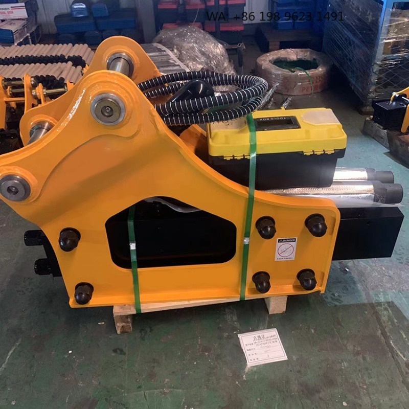 三角形サイド油圧式ロックブレーカー 耐久性のある石材破壊部品 - Mini Excavator のレビューと価格