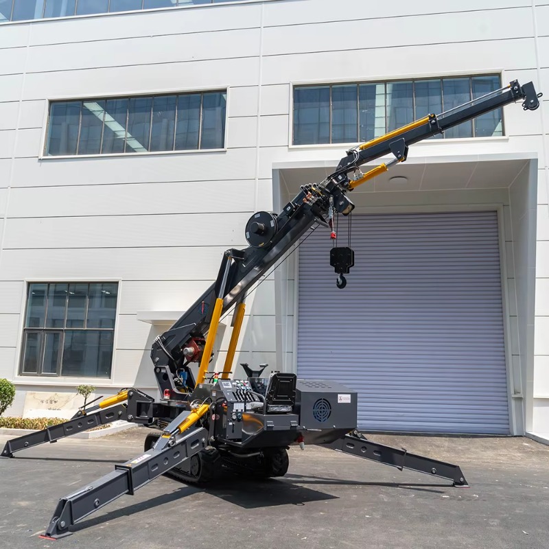 ミニスパイダークレーン コンパクト電動油圧機械 リモコン式ヘ - Heavy Equipment Lifting のレビューと価格