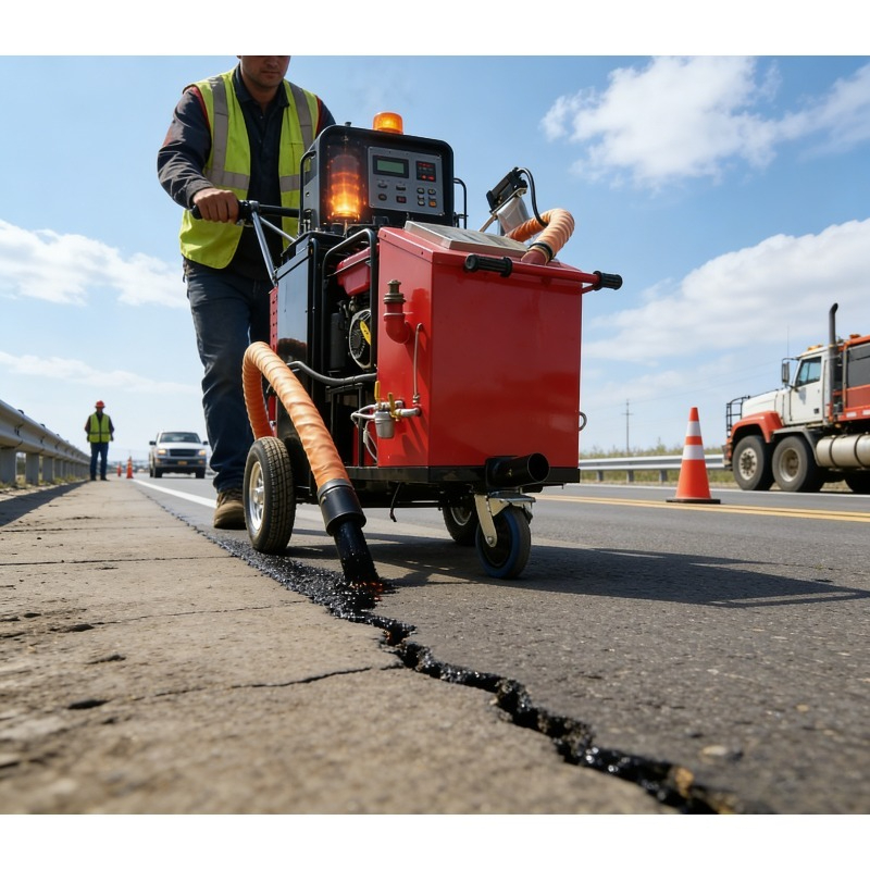 油圧駆動自動クラックシーリングマシン、精密な道路建設・メンテ - Road Crack Sealing Machine のレビューと価格