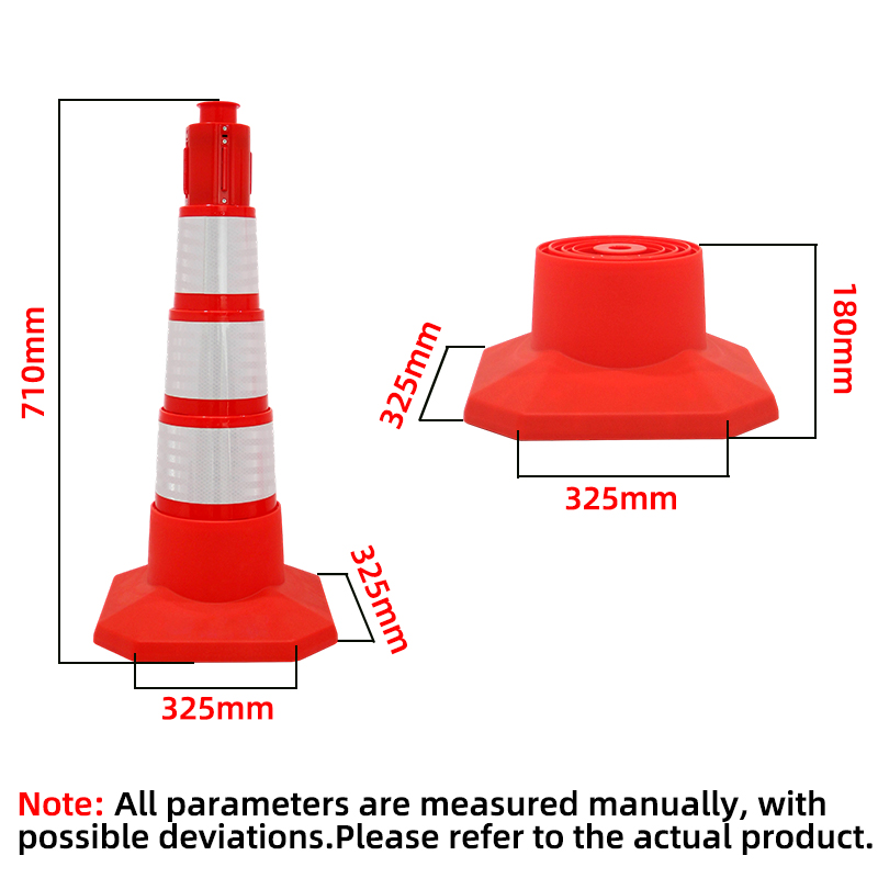 折りたたみ式高光沢反射トラフィックコーン緊急安全道路コーン（ - Road Traffic Cone のレビューと価格