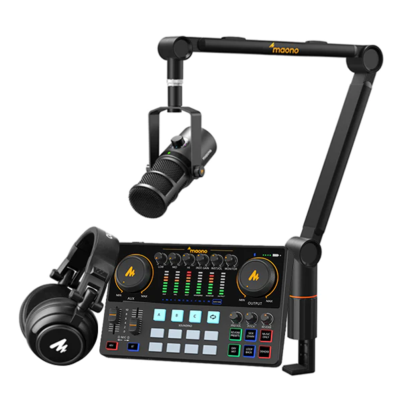 MAONO PD400X XLRダイナミックポッドキャストマ - Heavy Equipment Bundle のレビューと価格