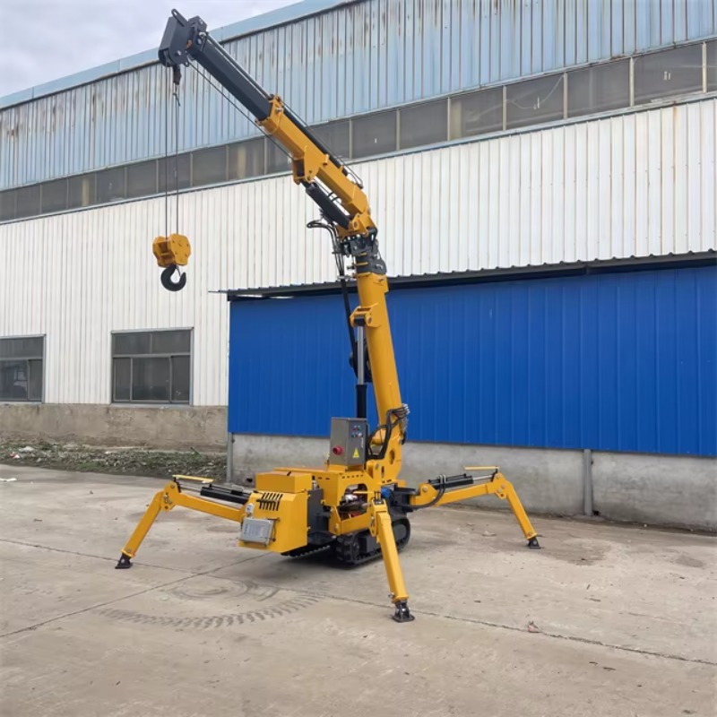 小型ミニスパイダークレーン油圧電動リモコン式ヘビーデューティ - Heavy Equipment Lifting のレビューと価格