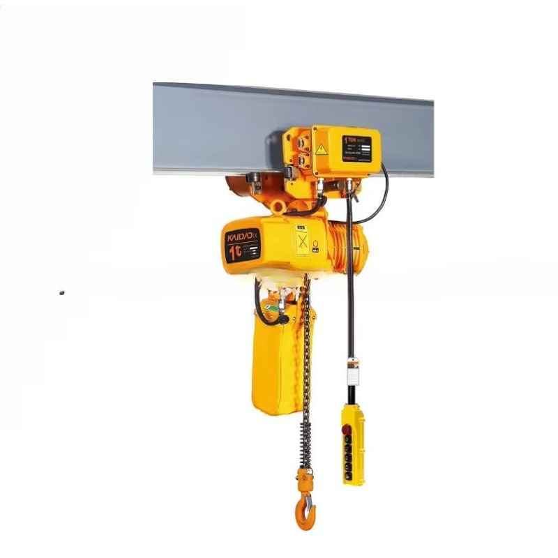 デュアルスピード電動チェーンホイスト1トン、トロリー付き、高 - Heavy Equipment Lifting のレビューと価格
