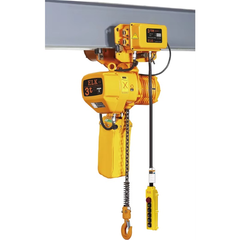 デュアルスピード電動チェーンホイスト1トン、トロリー付き、高 - Heavy Equipment Lifting のレビューと価格