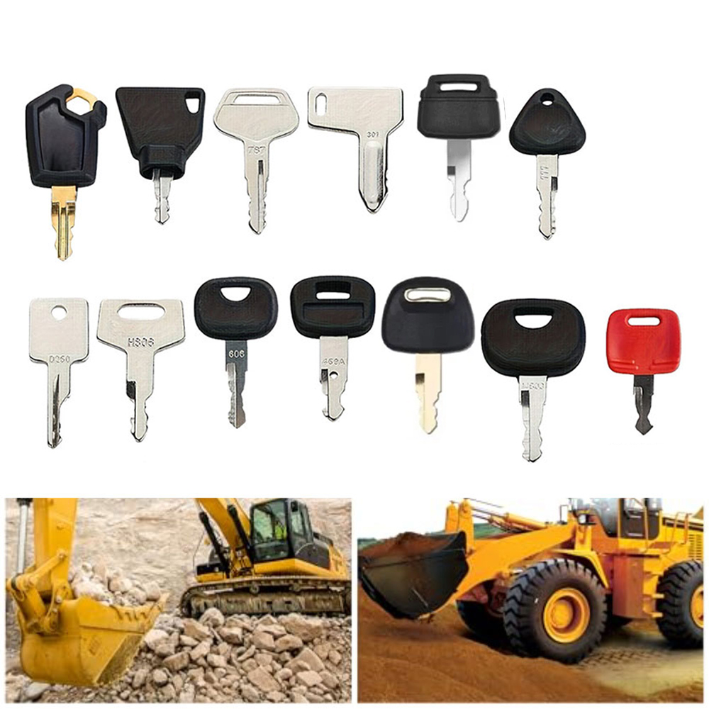 13個入り建設機械イグニッションキーセット、掘削機、トラクタ - Heavy Equipment Manufacturers のレビューと価格