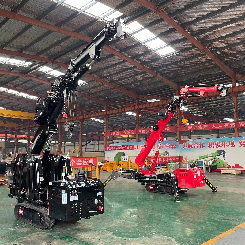 小型ミニスパイダークレーン油圧電動リモコン式ヘビーデューティ - Heavy Equipment Lifting のレビューと価格