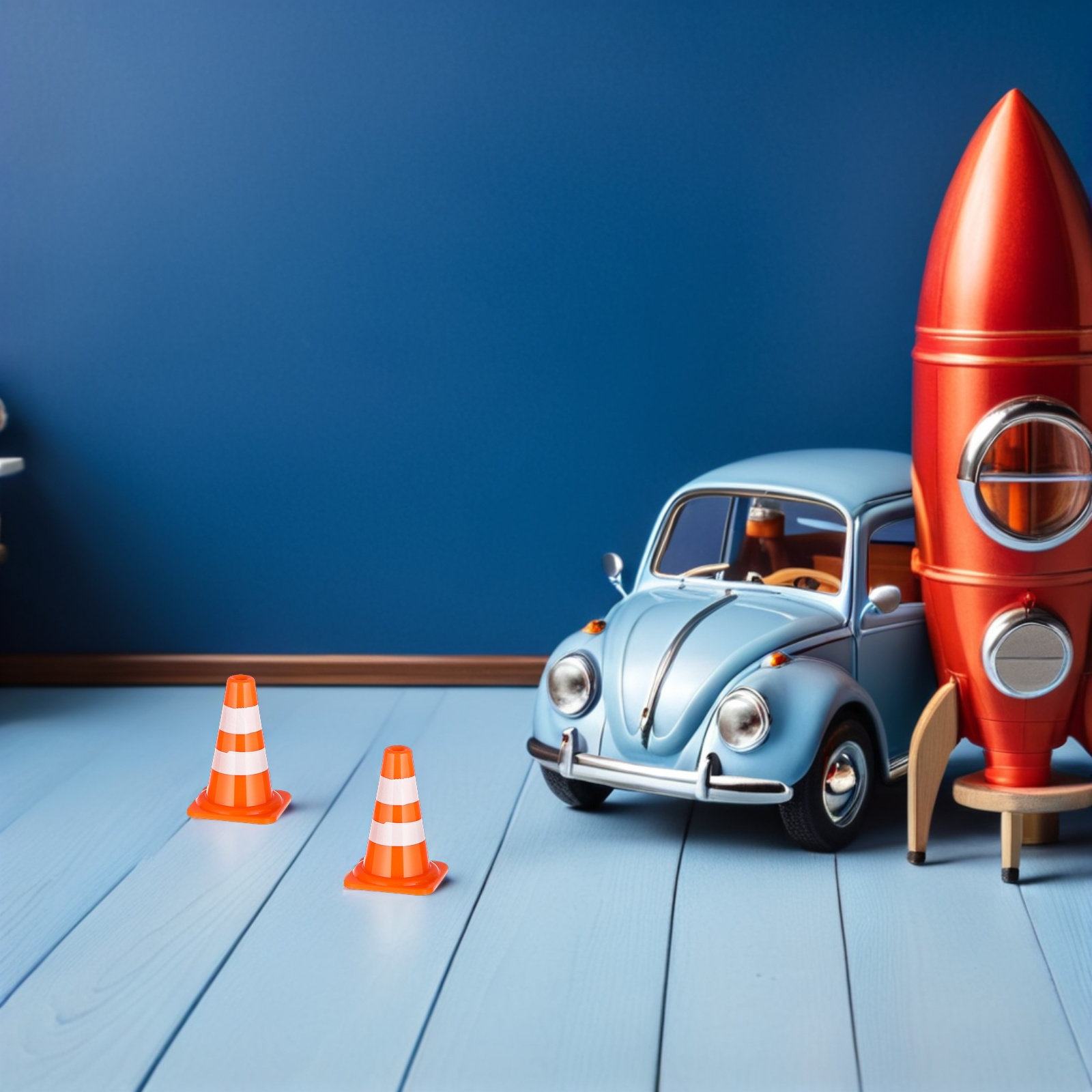 48個入り ミニオレンジ色の交通コーン 軽量プラスチック製  - Road Traffic Cone のレビューと価格