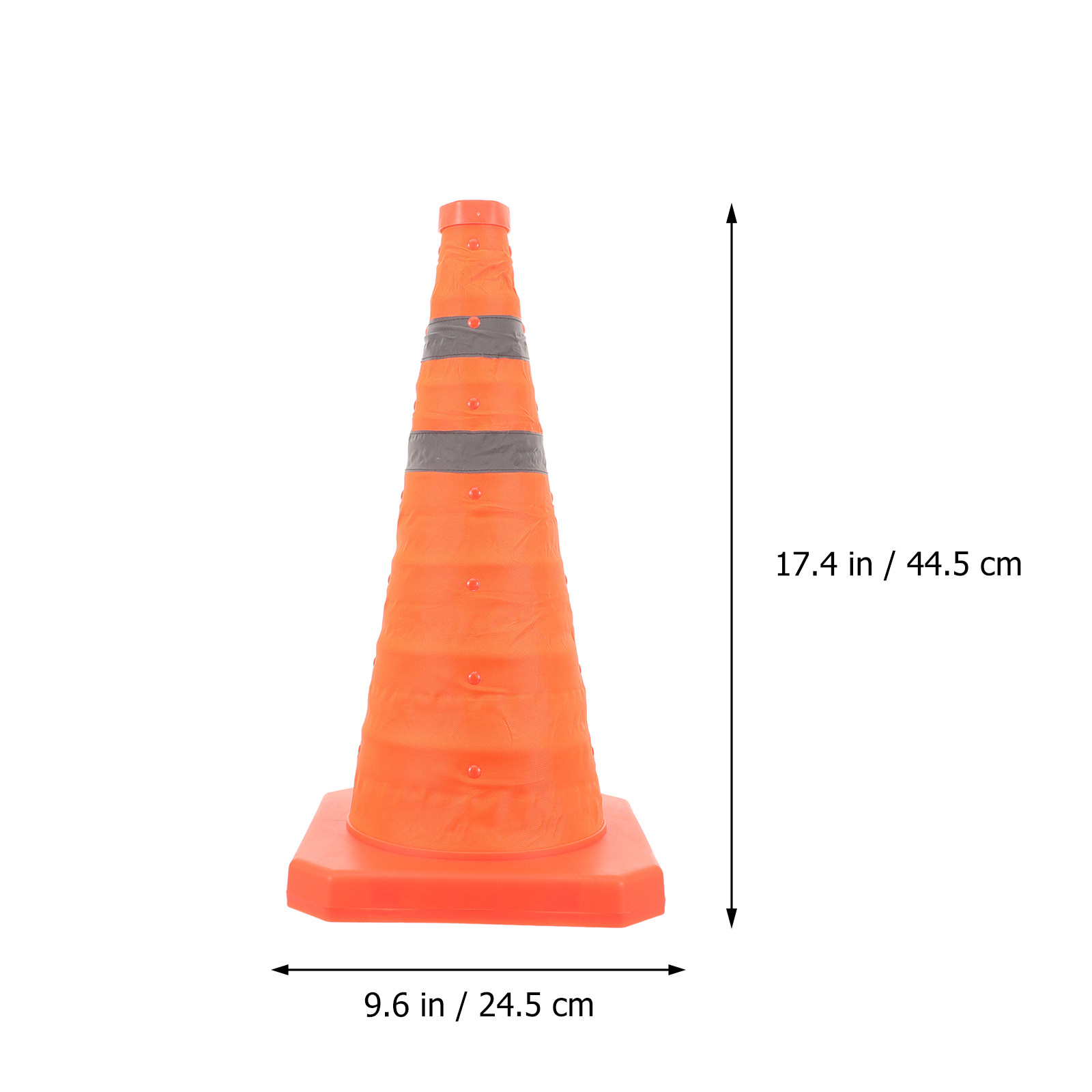 折りたたみ式の交通コーンは、建設作業員の作業スペースを節約し - Road Traffic Cone のレビューと価格
