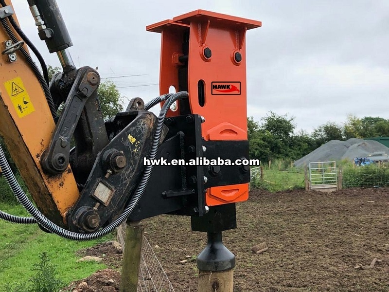 掘削機油圧フェンスポスト杭打機ラマーアタッチメント、ミニ＆中 - Mini Excavator のレビューと価格