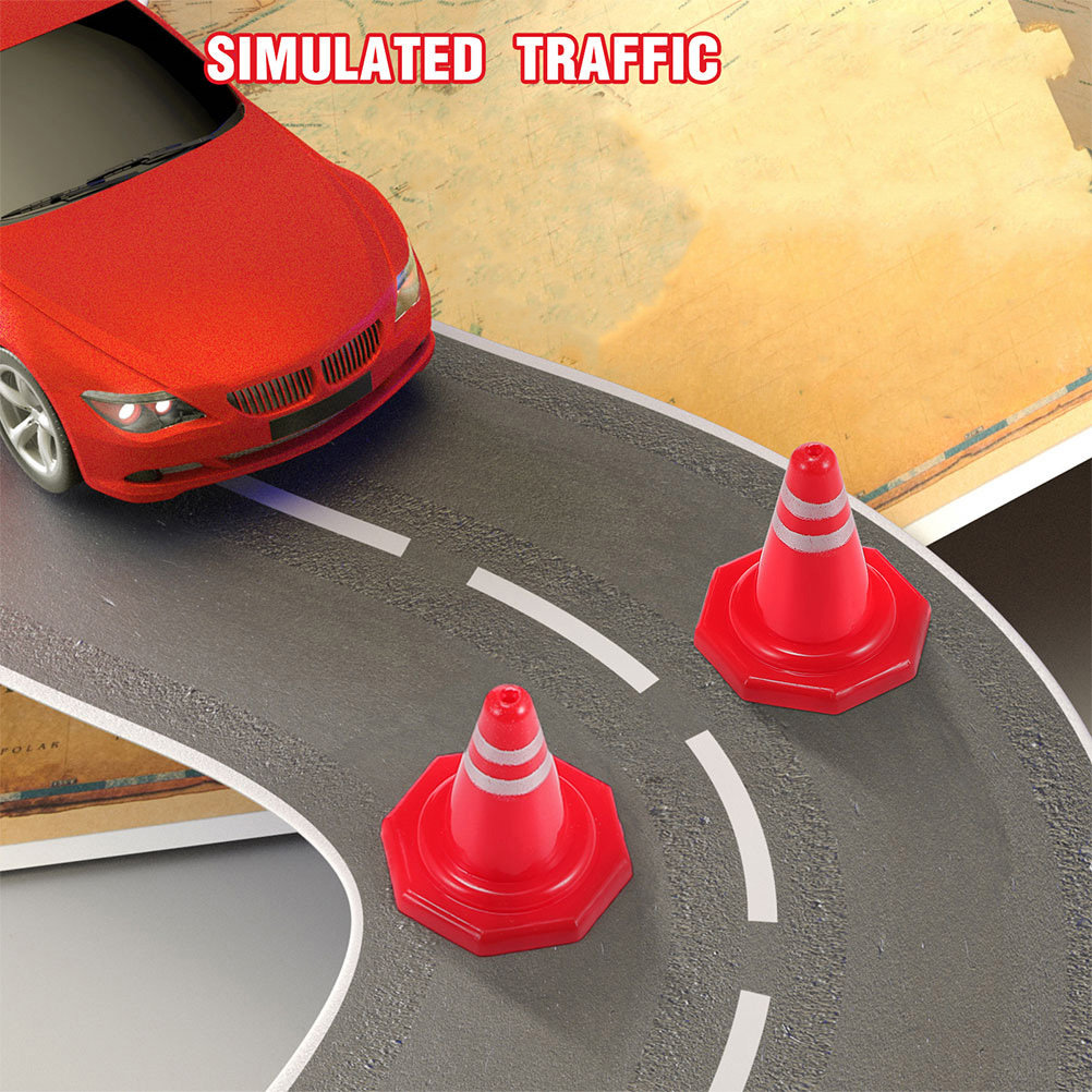 24個入りミニトラフィックコーン 赤色PP素材 コンパクトサ - Road Traffic Cone のレビューと価格