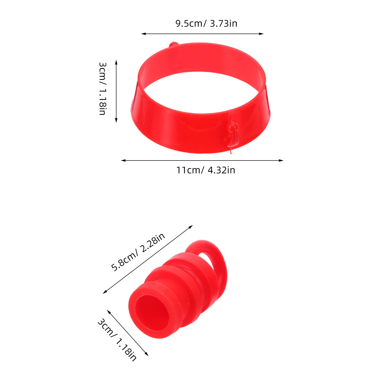 1セットのプラスチック製コーンチェーンコネクターキット。建設 - Road Traffic Cone のレビューと価格