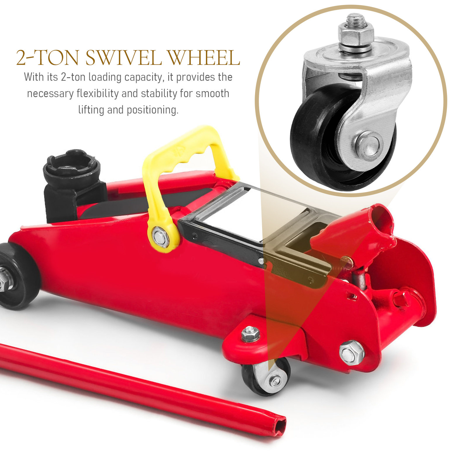 交換用キャスターホイール 2 トンフロアジャッキ用 ヘビーデ - Hydraulic Floor Jack のレビューと価格