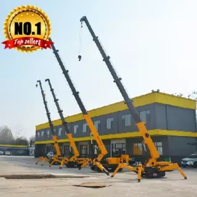 8T油圧スパイダークレーンヘビーデューティーミニクローラーク - Heavy Equipment Lifting のレビューと価格