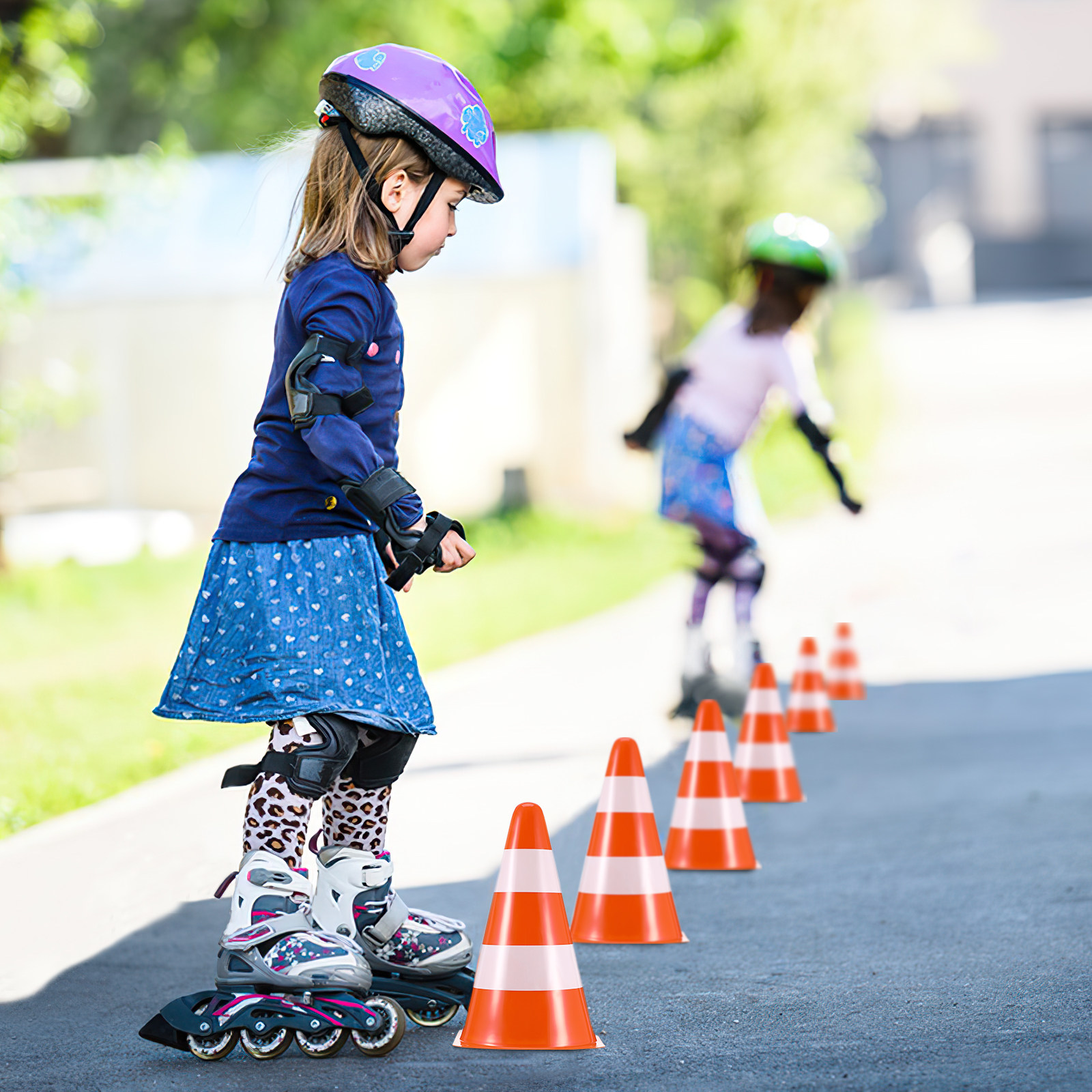6個入りトラフィックコーン 明るい色 反射プラスチック 安全 - Road Traffic Cone のレビューと価格
